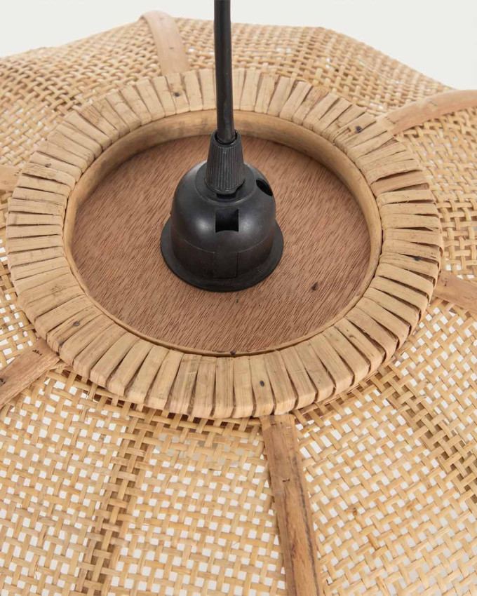 Lámpara techo fibra natural LUCARO