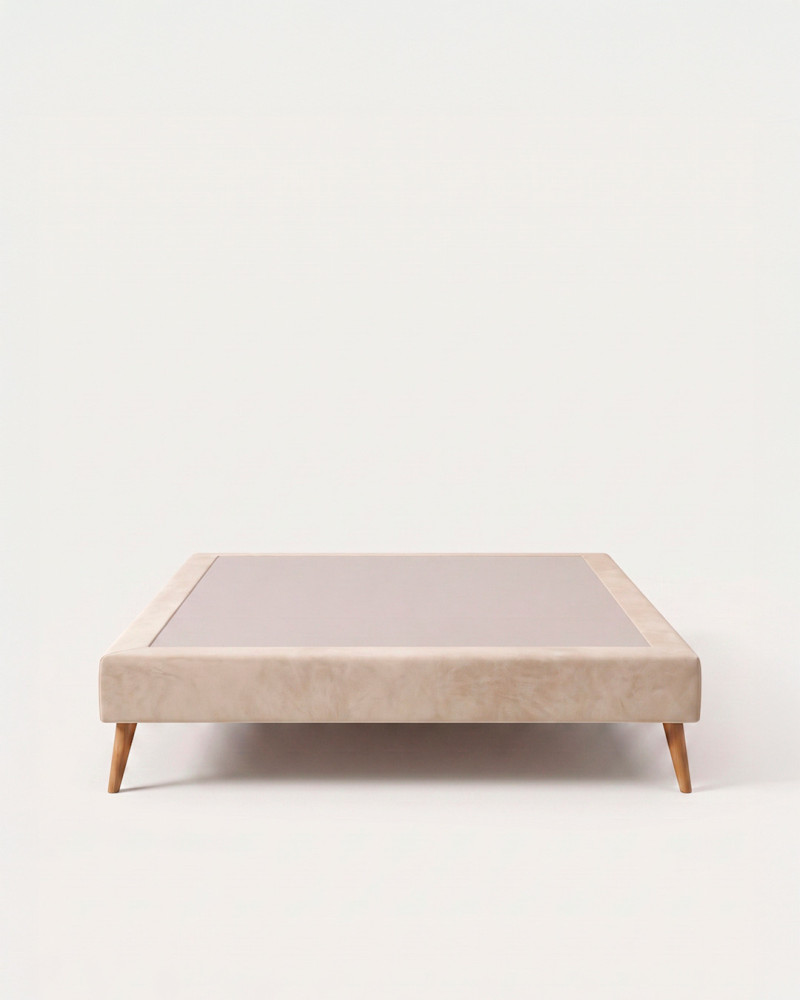 Base Tapizada Taupe | Elegancia y diseño en tu dormitorio | Rey Home