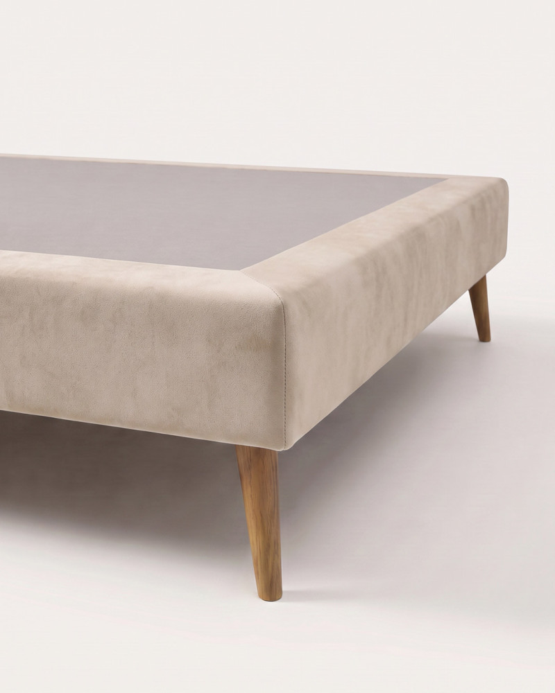 Base Tapizada Taupe | Elegancia y diseño en tu dormitorio | Rey Home