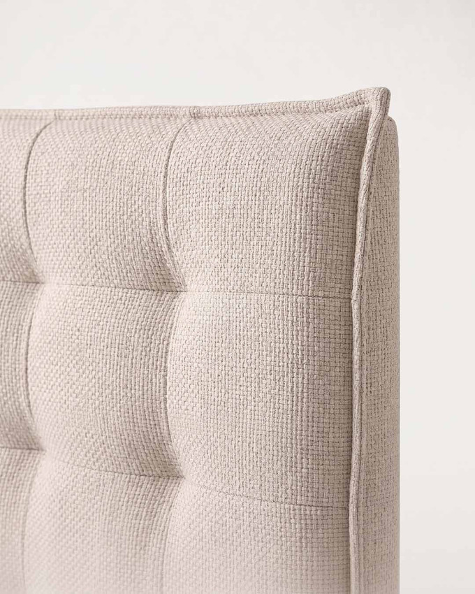 Cama tapizada con cabecero y canapé  ELVA