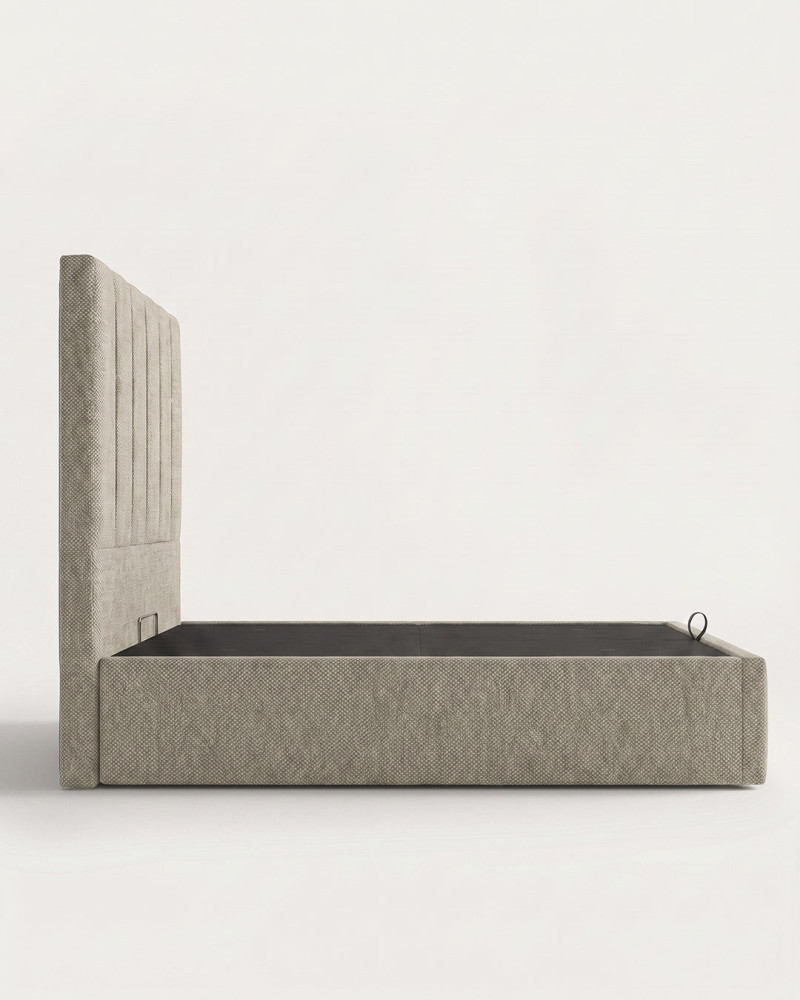 Cama tapizada con canapé abatible TAREN | Rey Home