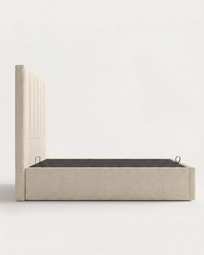Cama tapizada con canapé abatible TAREN
