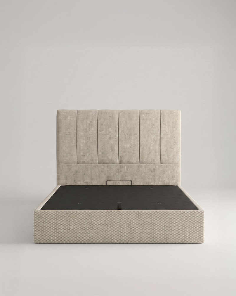 Cama tapizada con canapé abatible TAREN | Rey Home