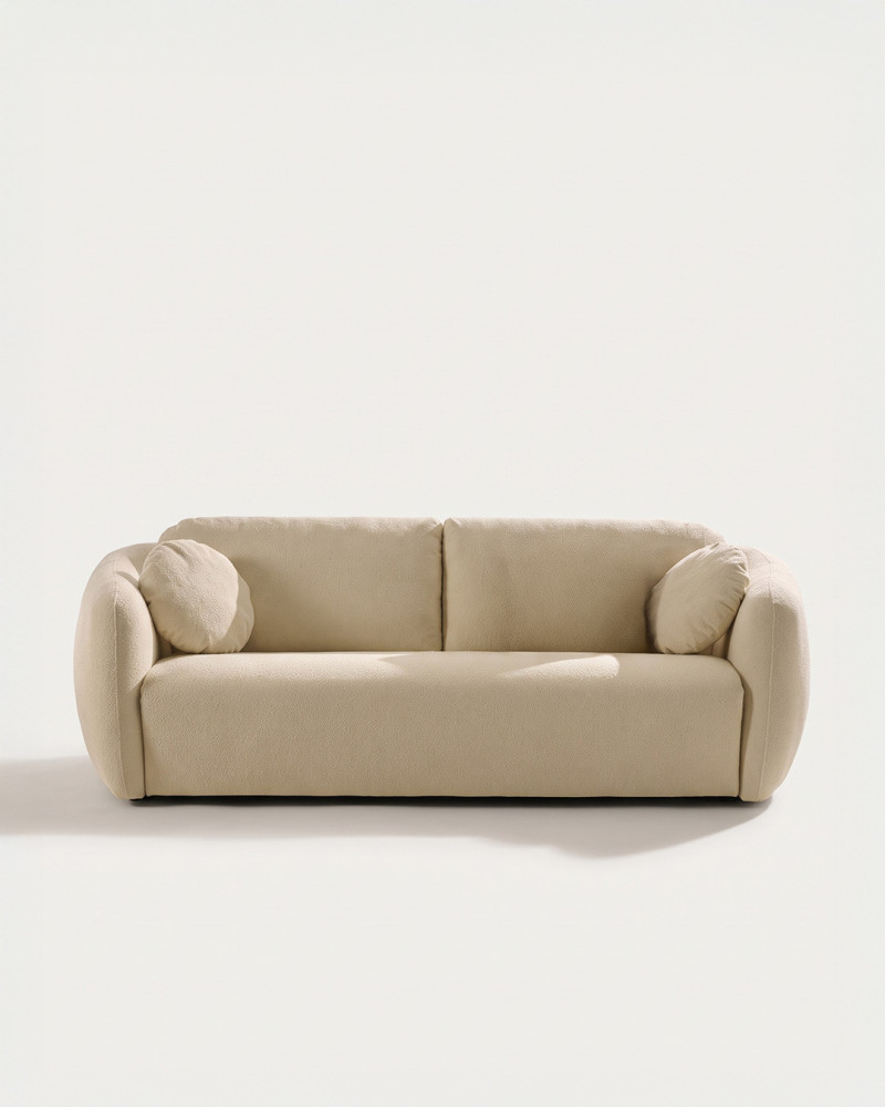 Sofá cama apertura italiana EVELYN crema