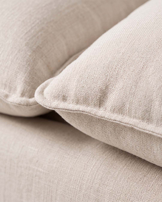 Sofá chaiselonge beige RIVANO