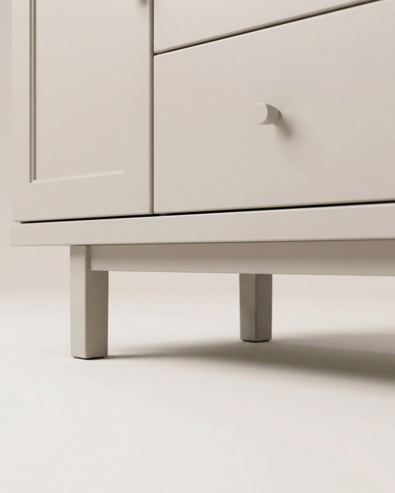 Mueble TV patas metálicas LECCE detalle 2
