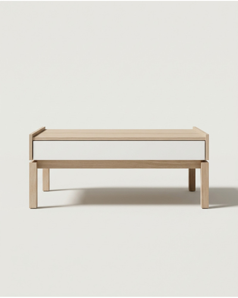Mesa de centro con cajón LIVIA frontal