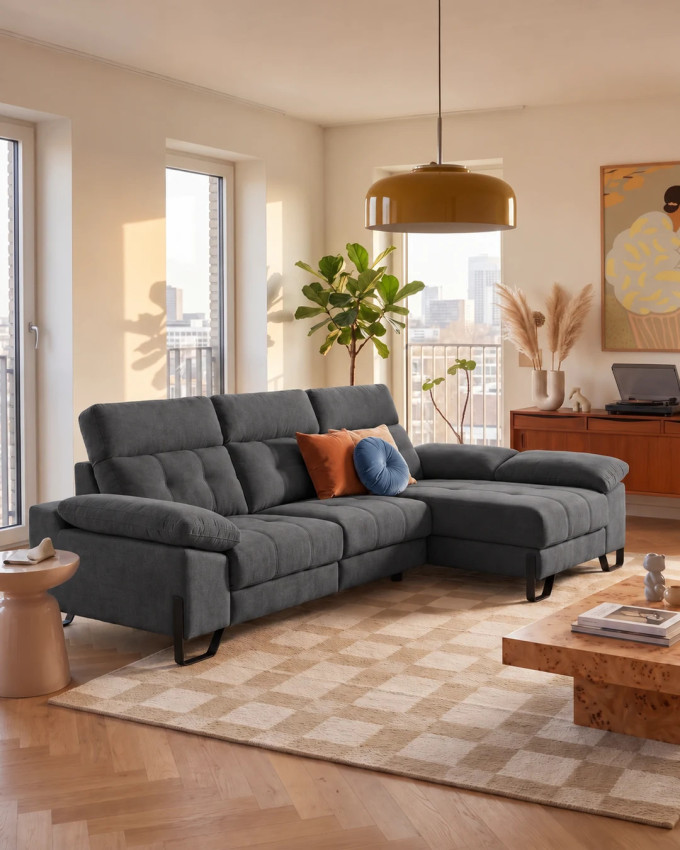 Chaise longue  con 2 relax ARLA
