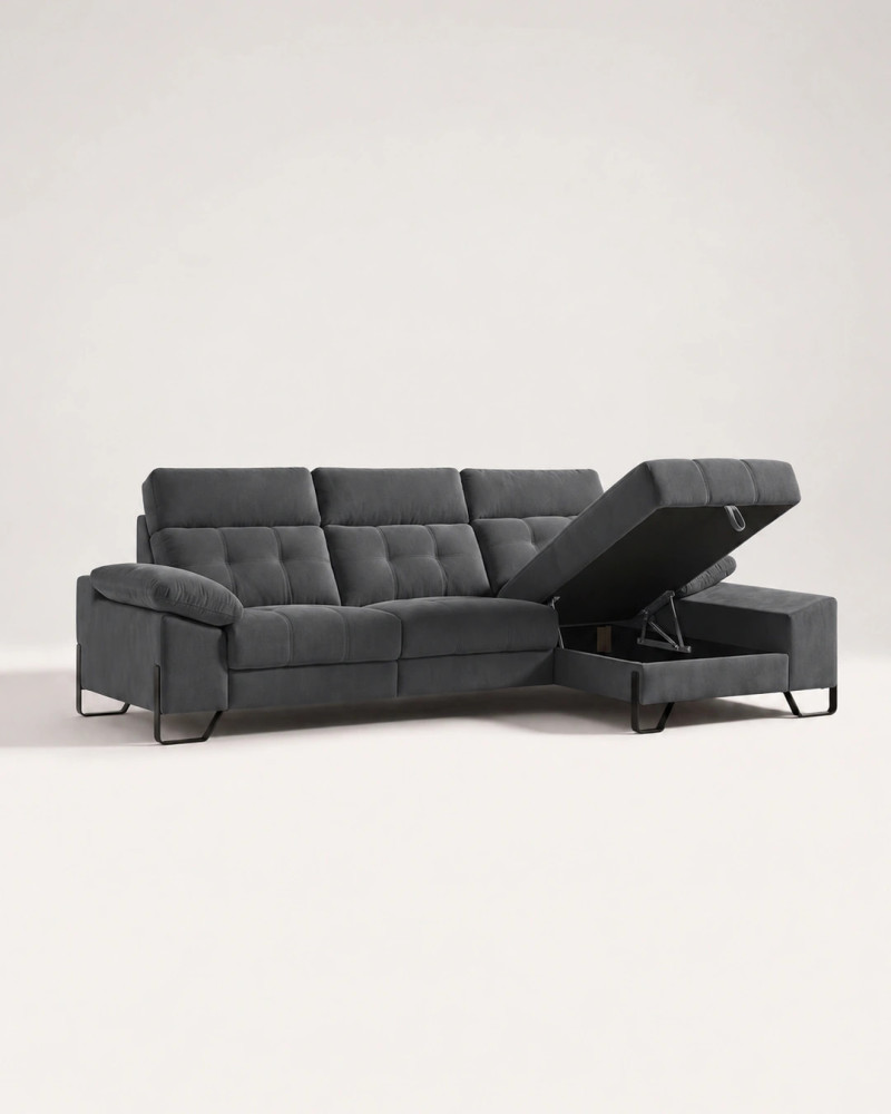 Chaise longue  con 2 relax ARLA | Rey Home