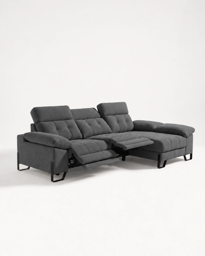 Chaise longue  con 2 relax ARLA | Rey Home
