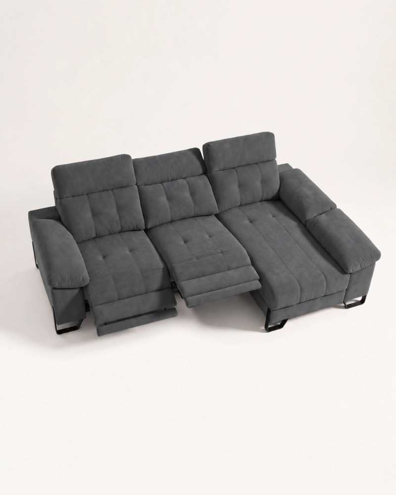 Chaise longue  con 2 relax ARLA | Rey Home