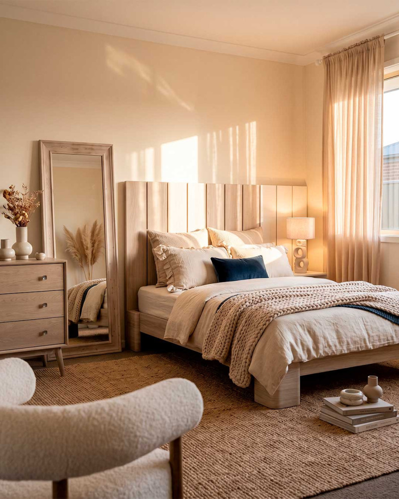 Dormitorio juvenil cama con mesilla SOUL | Rey Home