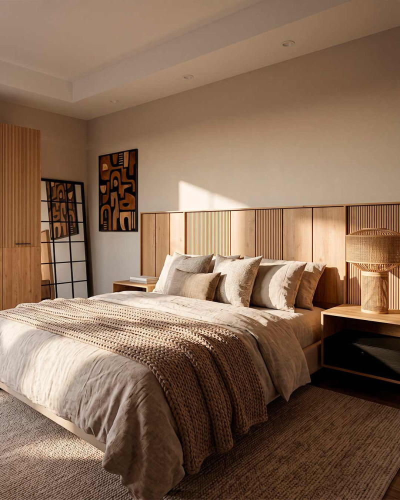 Dormitorio cabecero y mesitas LIVEN | Rey Home