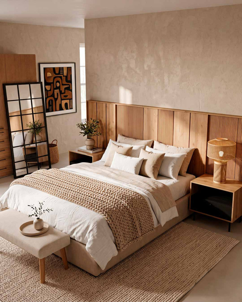 Dormitorio cabecero y mesitas LIVEN | Rey Home