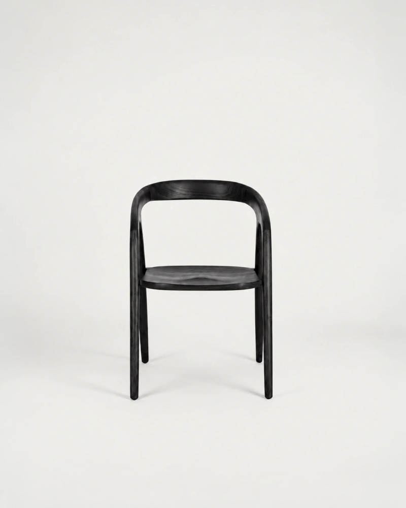 Silla de comedor PAOLA en madera de teca para interior | Rey Home