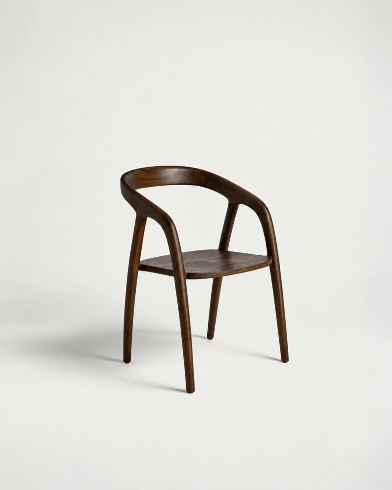 Silla de comedor PAOLA en madera de teca para interior | Rey Home