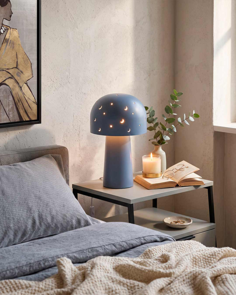 Lámpara Infantil con Estrellas y Lunas | Decoración Mágica para Dormitorios Infantiles